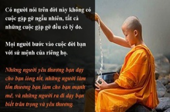 Sự xuất hiện của mỗi một người trong đời đều có nhân duyên sứ mệnh và ý nghĩa riêng của nó.